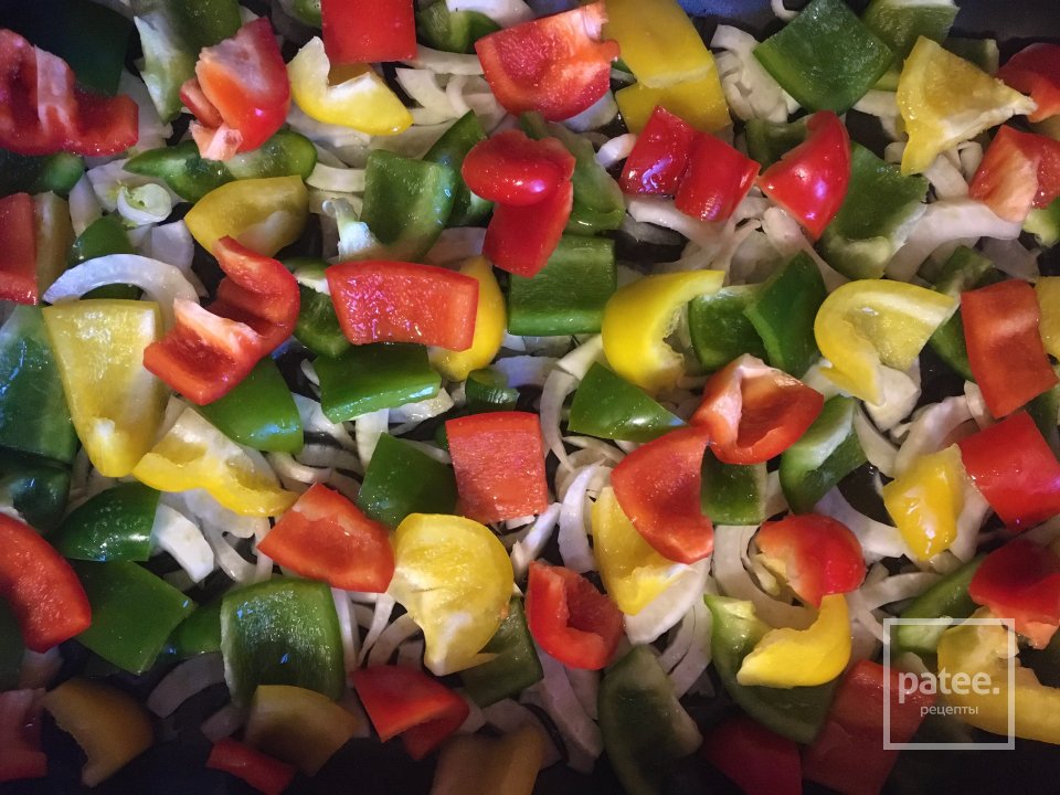 Рыбка на подушке из болгарских перцев. - Шаг 4