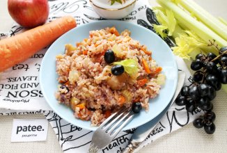 Постный плов в микроволновке