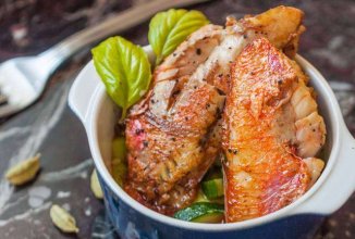 Филе судака на гриле с травами 🐟