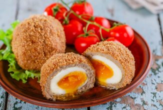 Перепелиные яйца по-шотландски 🥚