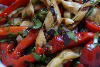 Салат из перца и баклажанов на гриле 🥗