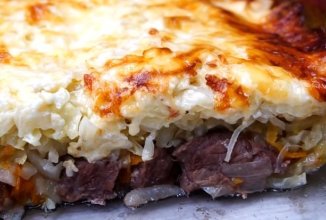 Мясо под капустной «шубкой» 🥩