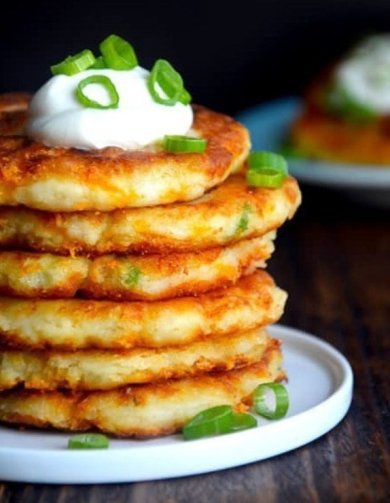 Оладьи из картофельного пюре 🥞 - Шаг 1