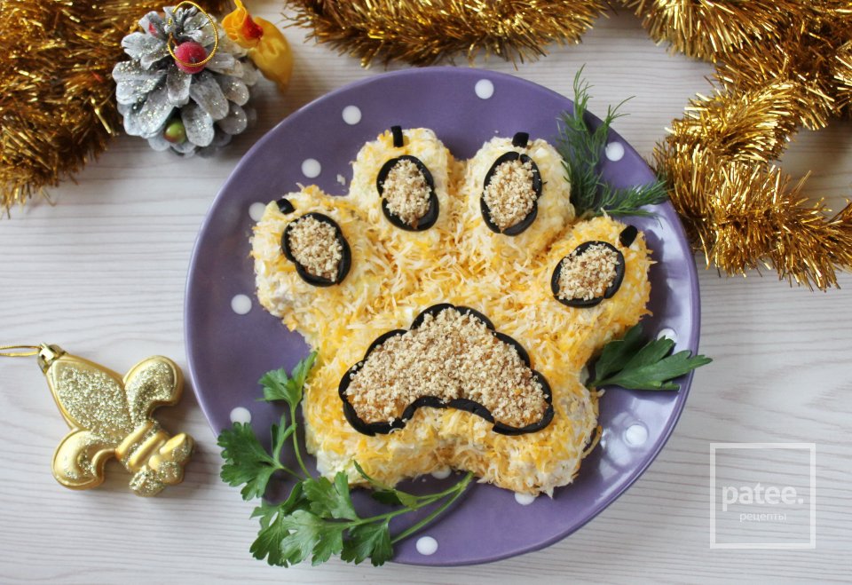 Салат "Лапа тигра" - Шаг 12