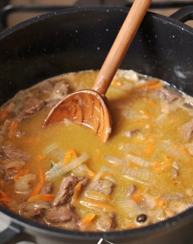 Перловая каша с говядиной 🥩 - Шаг 6