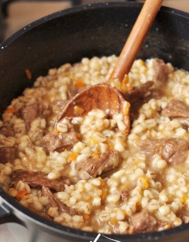 Перловая каша с говядиной 🥩 - Шаг 10