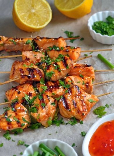 Сёмга на шпажках в тайском стиле 🐠 - Шаг 1