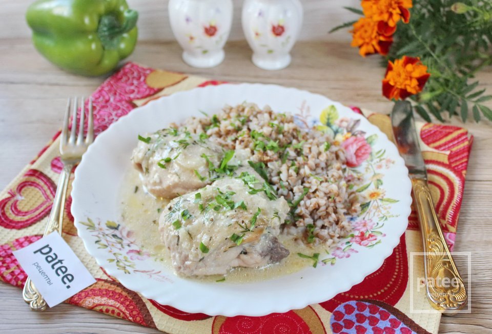 Курица тушеная в сметане - Шаг 12