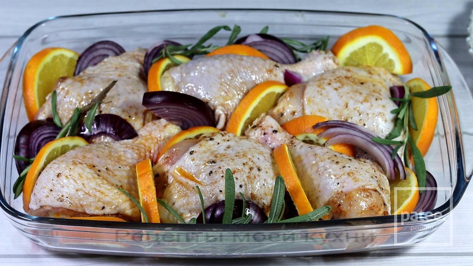 Запеченная курица с апельсинами и специями - Шаг 6