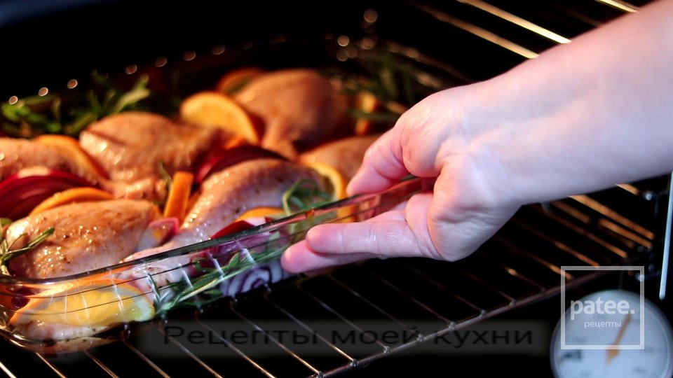 Запеченная курица с апельсинами и специями - Шаг 7