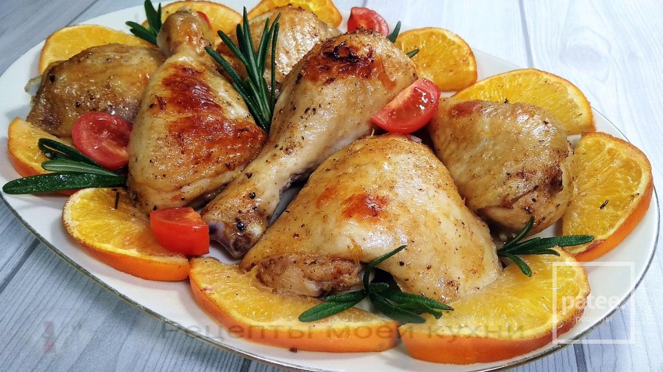 Запеченная курица с апельсинами и специями - Шаг 10