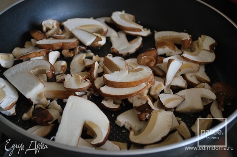 Сливочная паста с белыми грибами 🍝 - Шаг 2