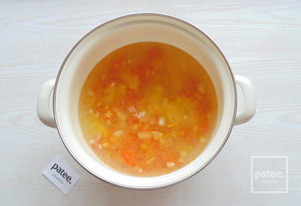 Суп из щавеля с плавленым сыром - Шаг 6