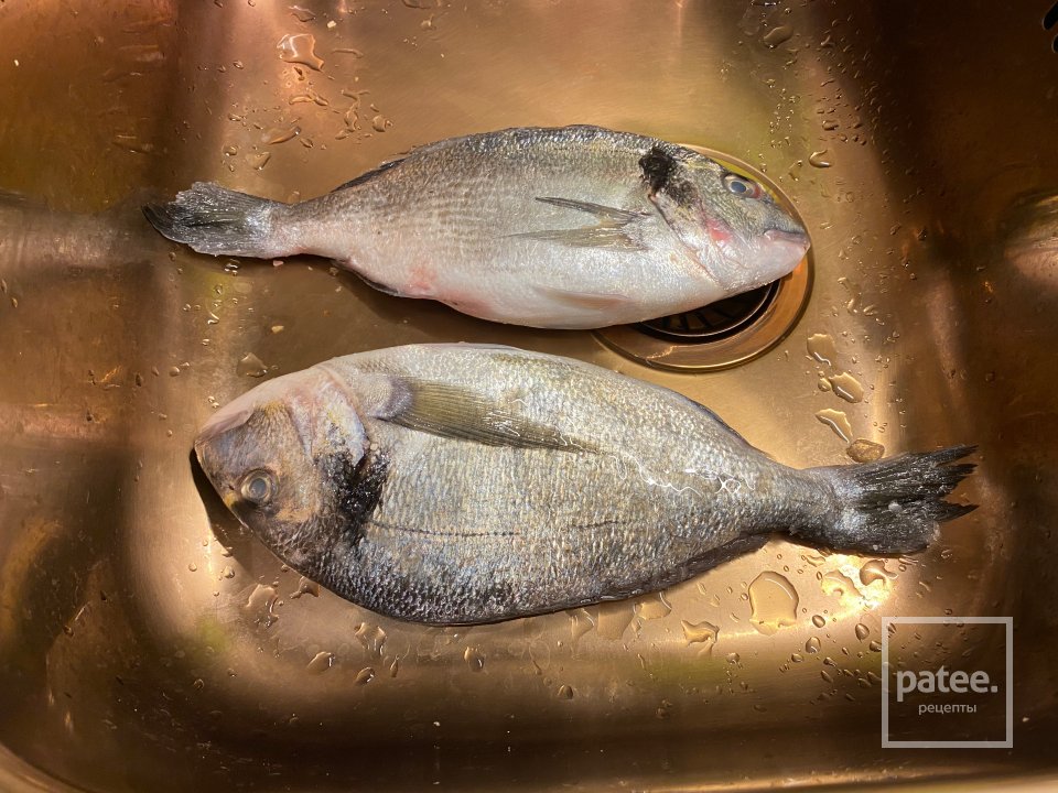 Распластанная Дорада с рисом и вермишелью - Шаг 1