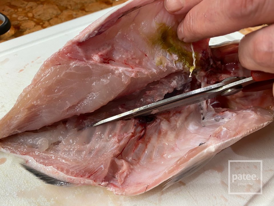 Распластанная Дорада с рисом и вермишелью - Шаг 2