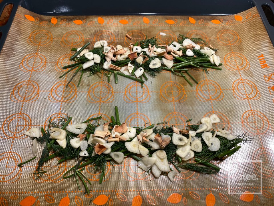 Распластанная Дорада с рисом и вермишелью - Шаг 4