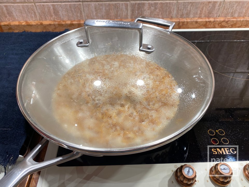 Распластанная Дорада с рисом и вермишелью - Шаг 12