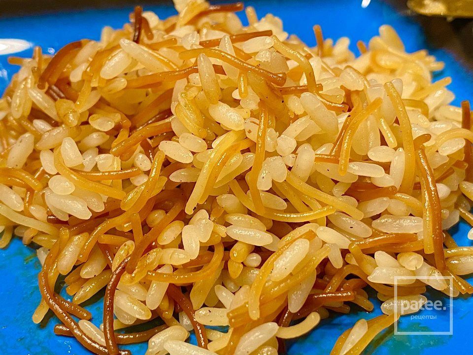 Распластанная Дорада с рисом и вермишелью - Шаг 13