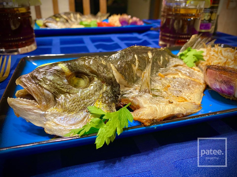 Распластанная Дорада с рисом и вермишелью - Шаг 15