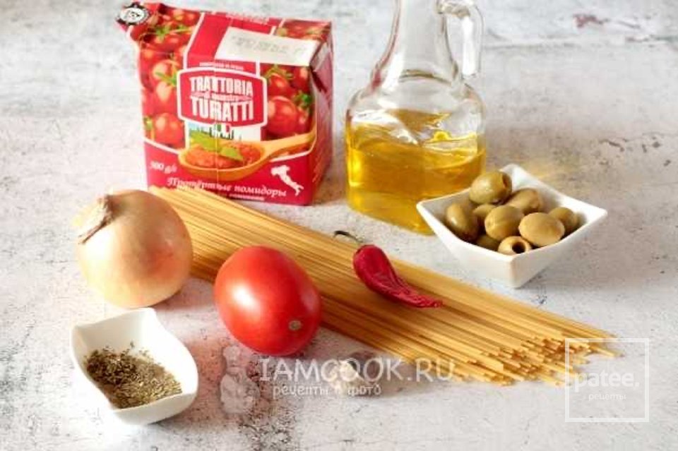Спагетти в томатном соусе 🍝 - Шаг 1