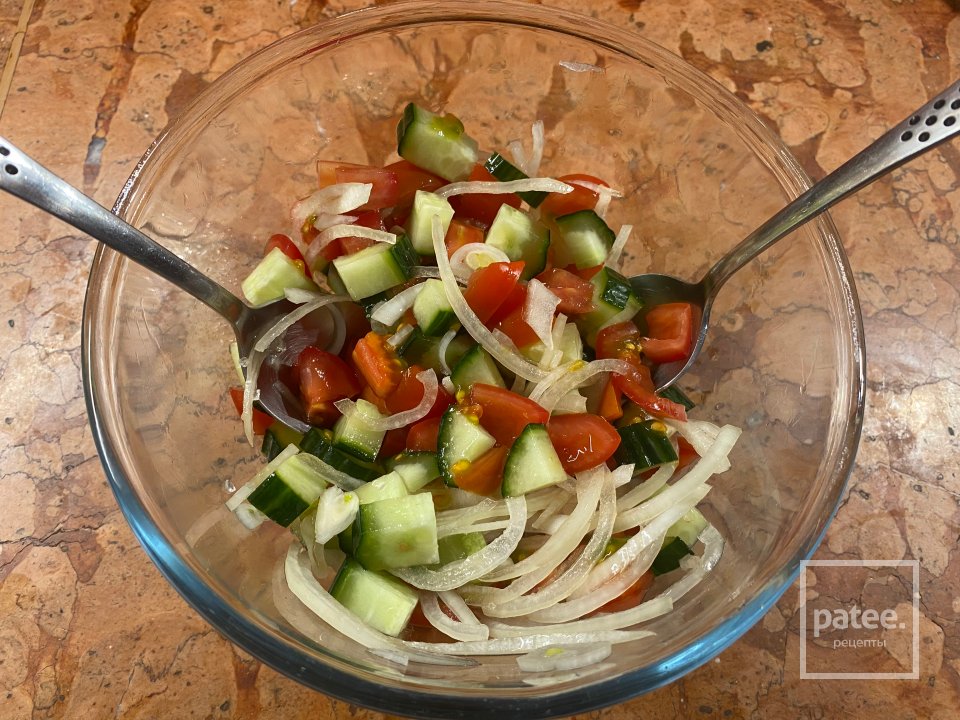 Жареная печень с хурмой - Шаг 5