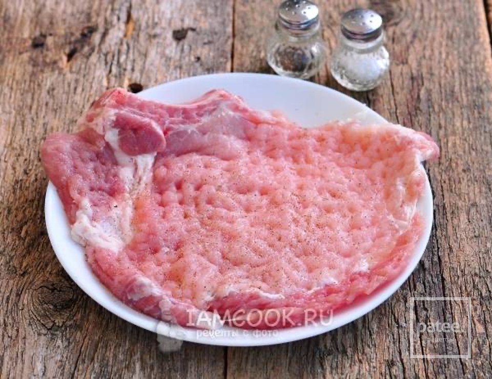 Шницель из свиной корейки на кости 🥩 - Шаг 3