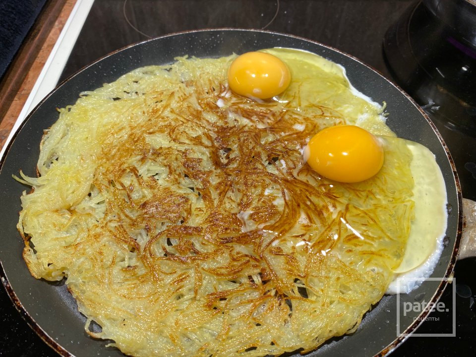 Картофельная яичница - Шаг 9