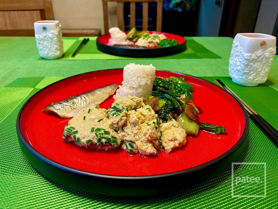 Корейский омлет GYERAN JIJIM с бок-чоем и имбирем - Шаг 9