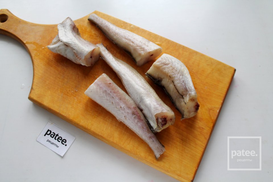 Минтай, жаренный на сливочном и оливковом масле - Шаг 2