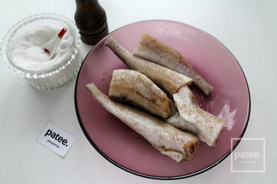 Минтай, жаренный на сливочном и оливковом масле - Шаг 4