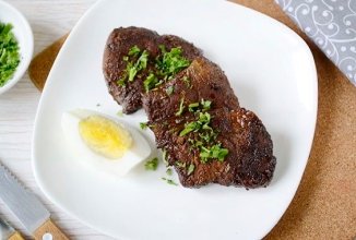 Отбивные из печени 👍🏼