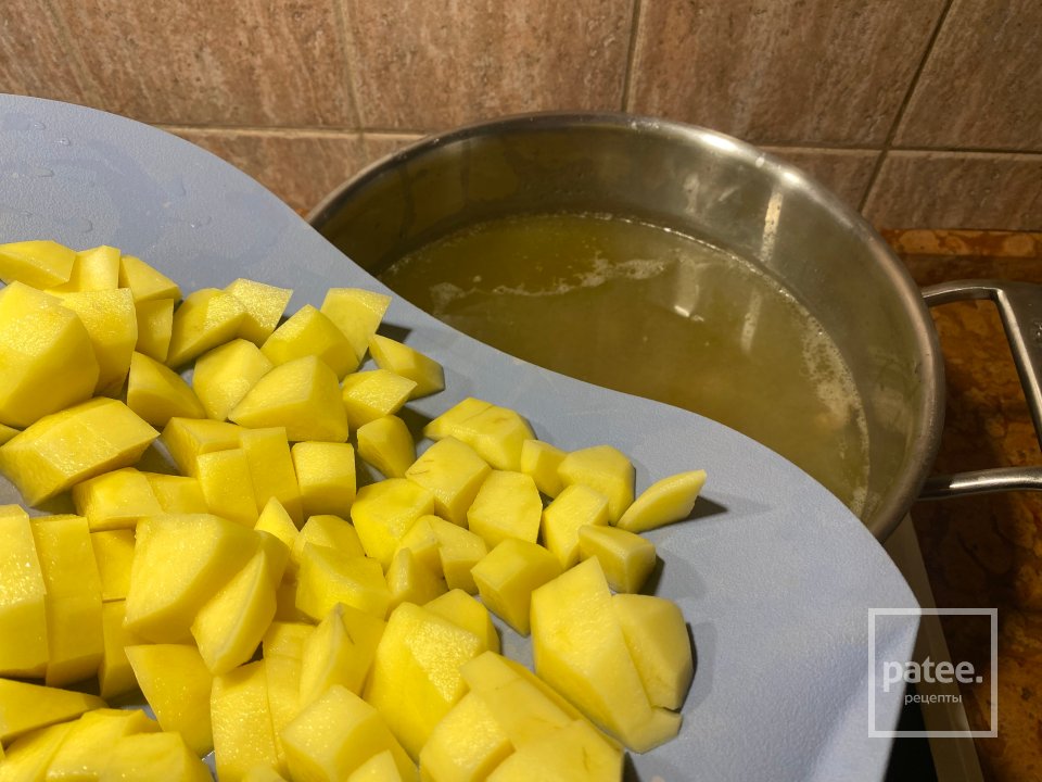 Ленинградский Рассольник с почками и перловкой - Шаг 13