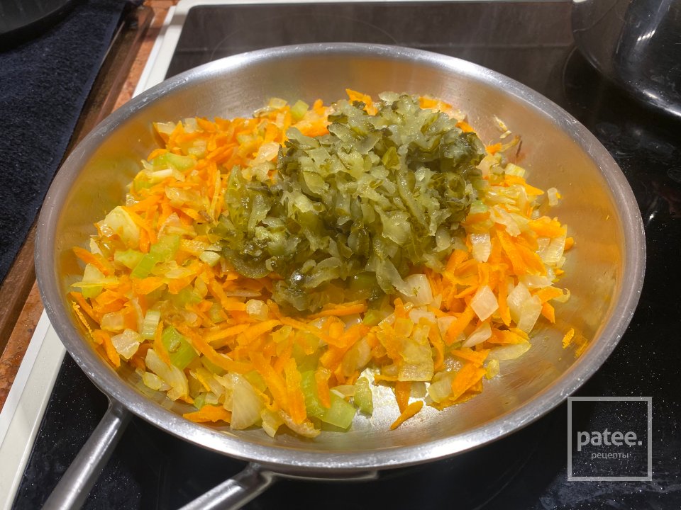 Ленинградский Рассольник с почками и перловкой - Шаг 15