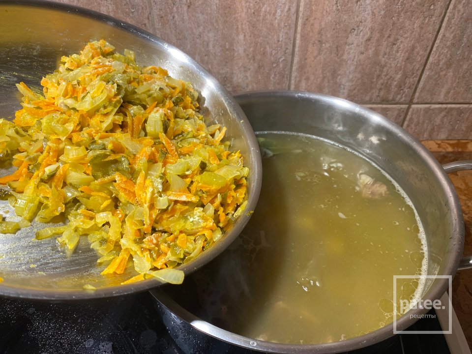 Ленинградский Рассольник с почками и перловкой - Шаг 17