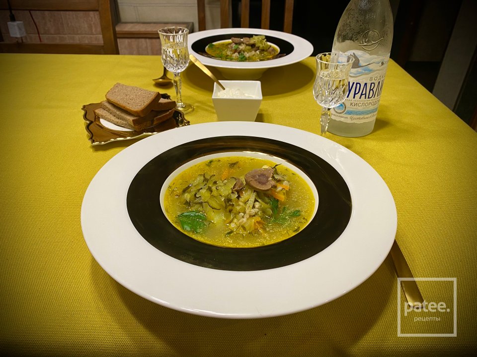 Ленинградский Рассольник с почками и перловкой - Шаг 19