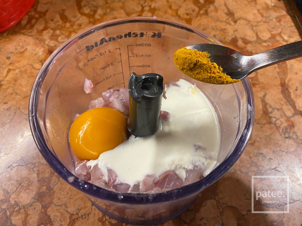 Суфле из сибаса с хрустящим картофелем, имбирным муссом, гороховым пюре за 16 часов - Шаг 8