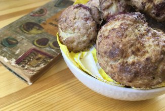 Творожное печенье с ягодами