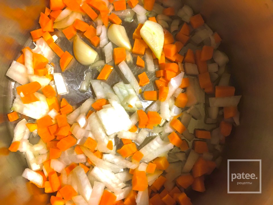 Тыквенный суп с плавленным сыром. - Шаг 1