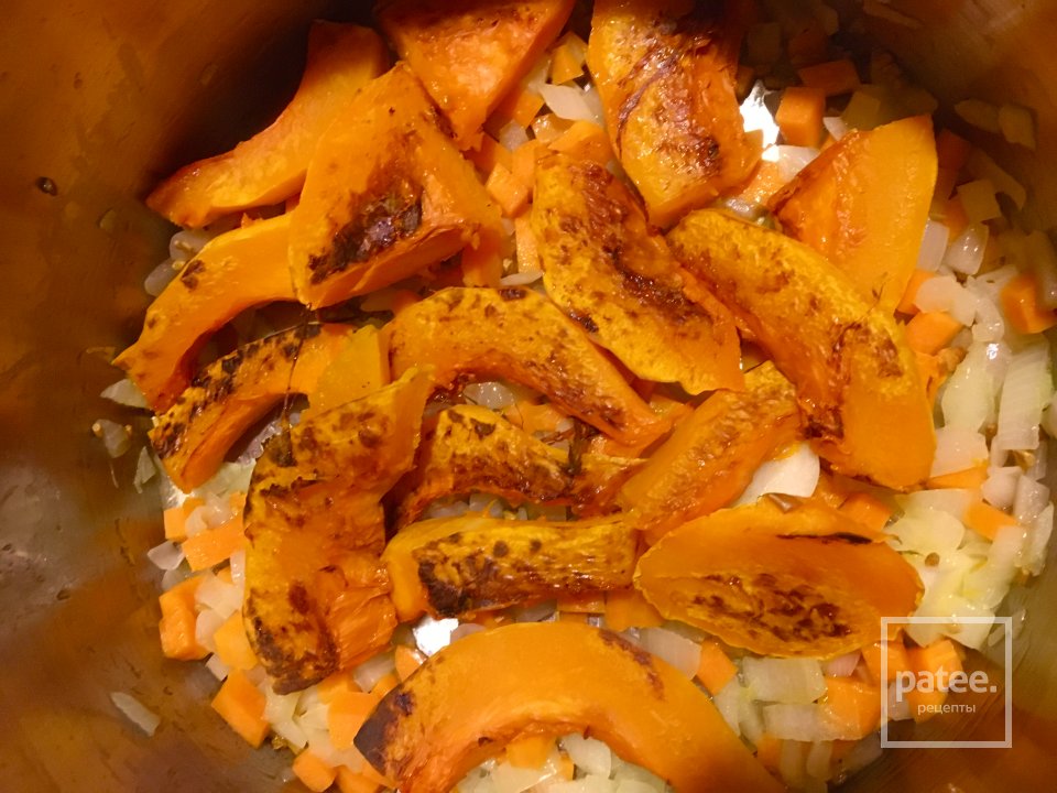 Тыквенный суп с плавленным сыром. - Шаг 2