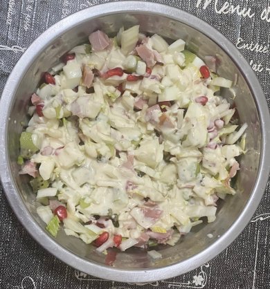 Салат с гранатом - Шаг 7