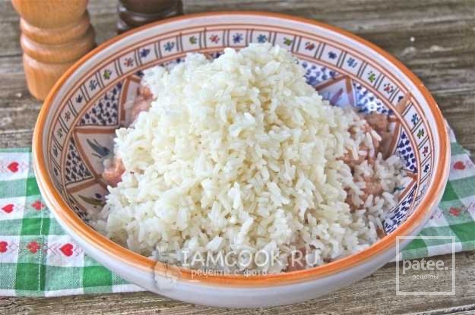 Куриные котлеты с рисом 👍🏼 - Шаг 4