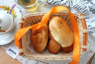 Пирожки с мясным фаршем и капустой в духовке