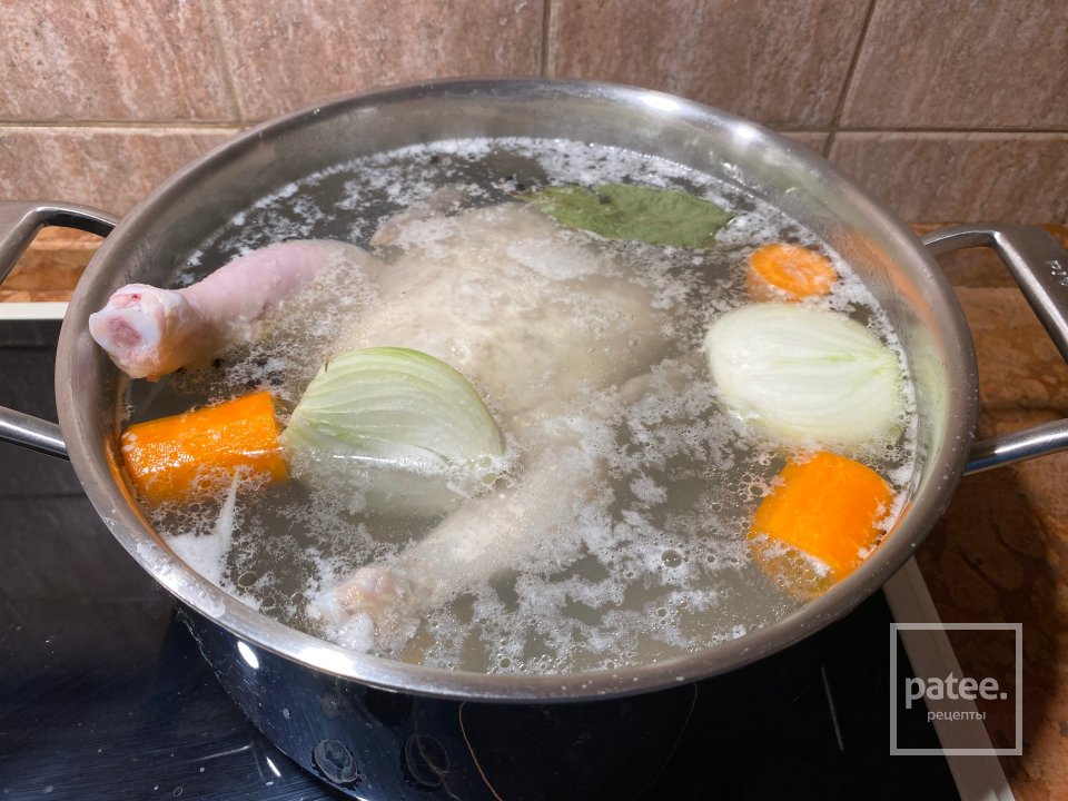 Японский Рамен на курином бульоне со свининой - Шаг 1