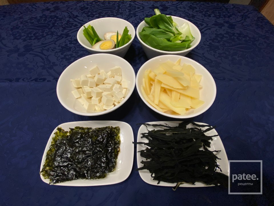 Японский Рамен на курином бульоне со свининой - Шаг 13