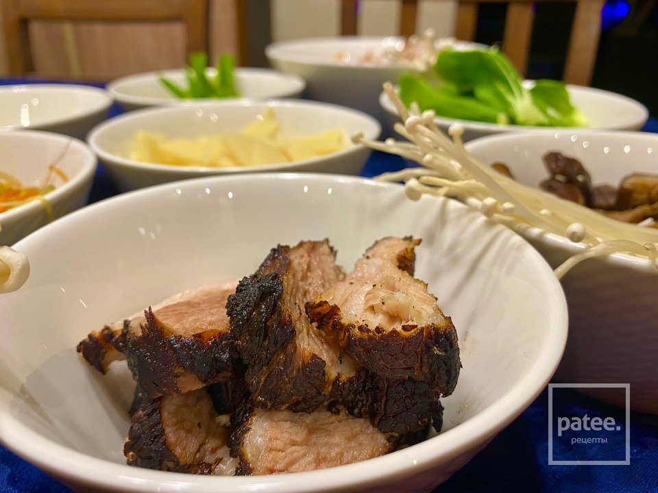 Японский Рамен на курином бульоне со свининой - Шаг 16