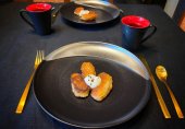 Оладьи из бананов с орехами