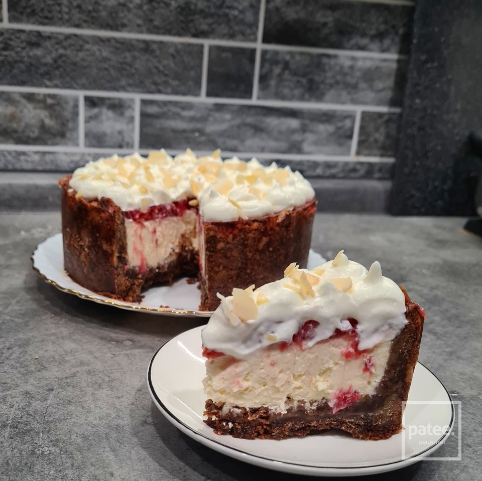 Тарт с чизкейком и клубничным желе - Шаг 4