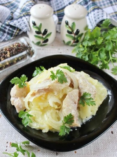 Картошка с рыбой 🐟 - Шаг 9