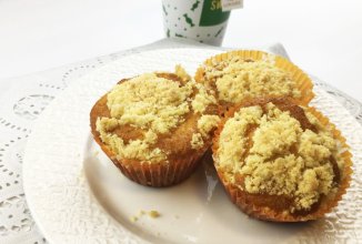 Тыквенные кексы с хрустящей шапочкой