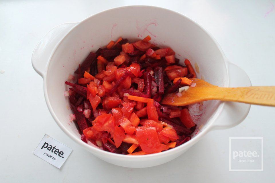 Борщ с красной фасолью и брокколи - Шаг 8